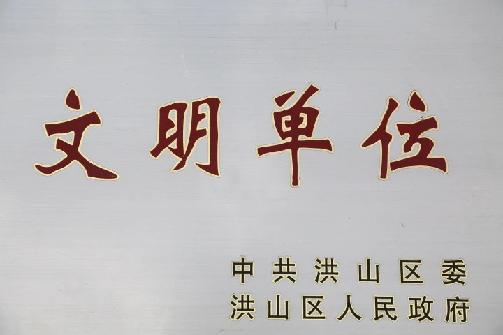 Hongshan District civilised organisation recognition